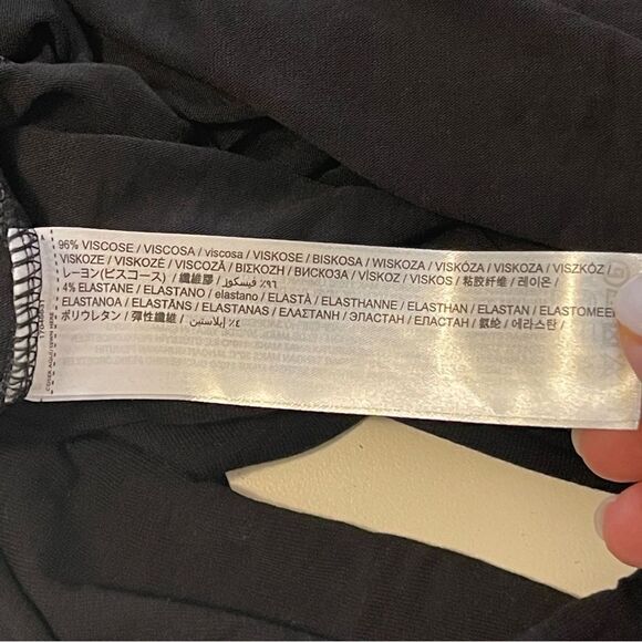 MANGO Turtleneck long sleeve Tshirt size L - Picture 7 of 9